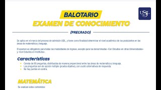 Admisión USIL Balotario de Temas y Preguntas Resueltas [upl. by Honeywell]