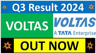 VOLTAS Q3 results 2024  VOLTAS results today  VOLTAS Share News  VOLTAS Share latest news today [upl. by Aesoh]