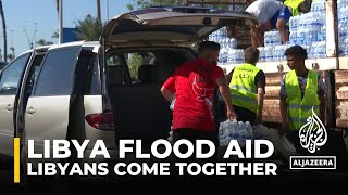 Libya floods Libyans come together to help those in need [upl. by Hailee776]