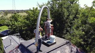 Stainless Steel Chimney Liner Installations [upl. by Dewain]