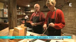 Recette de saison  la véritable fondue savoyarde [upl. by Joey]