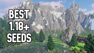 Minecraft 118 Seeds  5 Awesome Mountain Seeds [upl. by Heathcote]