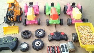 Remote Control Tractor Making and testing at home  remote control tractor [upl. by Korry631]