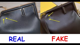 Fendi First bag real vs fake How to spot original Fendi handbags and purses [upl. by Annekcm]