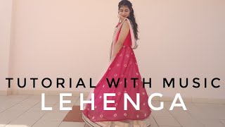 Lehenga Dance TUTORIAL with Music  Jass Manak  Vartika Saini  Easy Dance steps on Lehenga  लहंगा [upl. by Iron]