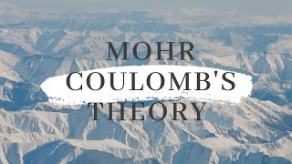 Mohr Coulombs Theory Of Shear Strength Of Soil lGeotechnical Engineering DrCivilEngineer [upl. by Nnybor]