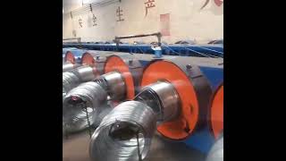 GST heavy duty elephant trunk wire take up machine for galvanized wire production line [upl. by Eissim]