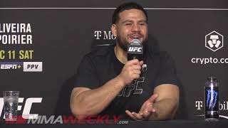 Tai Tuivasa UPSET about NOT being aloud to do Walkout SHOEYS  UFC 269 Post [upl. by Sandye]