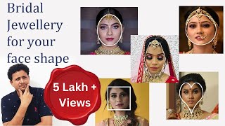 Bridal jewellery as per face shape  How to choose Wedding Jewelry  Guide in Hindi [upl. by Aimar]