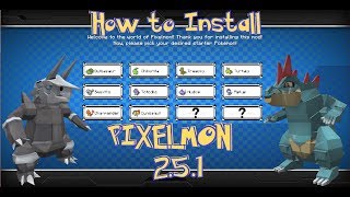 Minecraft Tutorial How to Install Forge  Pixelmon 257 [upl. by Retsevel]