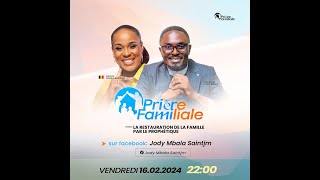 PRIERE FAMILIALE 16 Fevrirer 2024 avec Pasteur Jody Mbala [upl. by Tricia]