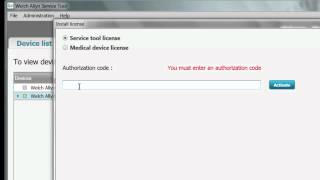 How To Activating the Gold License with the Welch Allyn Service Tool [upl. by Irab]