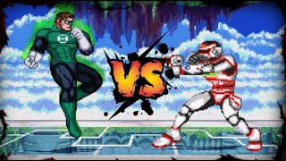 Green Lantern Hal Jordan vs Jaspion MUGEN BATTLE [upl. by Ellerahc]