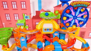 Toy Learning Video for Kids with the Colorful VTech Marble Maze [upl. by Benildas]