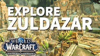 AtalDazar WoW BfA Explore Zuldazar [upl. by Nikita]