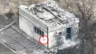 Powerful Drone Take Down Entire Building With Russian Infantry Inside [upl. by Eita263]