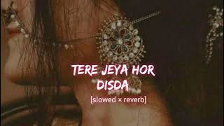 Tere Jeya Hor Disda  Madhur Sharma  Kiven Mukhde Ton Nazran Hatawan Slowed × Reverb Lofi  Music [upl. by Llenrrad]