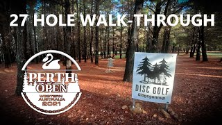 Pine Lines Disc Golf Course  27 Hole WalkThrough [upl. by Ecnirp]