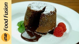 Molten Chocolate Lava Cake Recipe By Food Fusion [upl. by Galer]