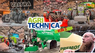 AgritechnicaVLOG3  Auf gehts zur Grünfuttertechnik Güllewagen Trecker und Fendt Ideal 10 T [upl. by Nyer]