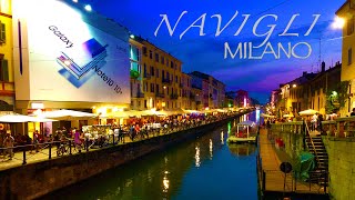 NAVIGLIO MILAN ITALY4K [upl. by Drageruaeb]