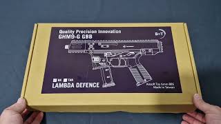 2023 Lambda Defence BampT GHM 9K GBB SMG PDW Unboxing [upl. by Merritt631]