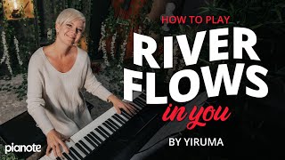 How to play River Flows In You by Yiruma 🎹 Beginner Piano Tutorial [upl. by Port]