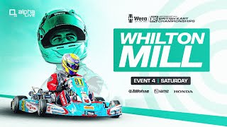 Whilton Mill  Event 4 LIVE  Saturday  Wera Tools British Kart Championships [upl. by Jedidiah]