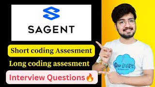 Sagent hiring Process  Sagent interview questions  sagent short and long coding assessment sagent [upl. by Brant]