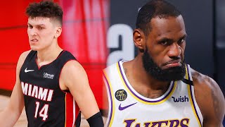 Lebron James Leaves Game Early After Cocky Tyler Herro SMIRKS IN HIS FACE  NBA FINALS 2020 [upl. by Leugim]