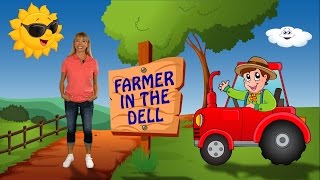 Farmer In The Dell  Fun Animated Kids Song [upl. by Analle948]