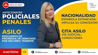 Antecedentes policiales y penales solicitud de residencia renovación RRH y nacionalidad española [upl. by Elleiand]