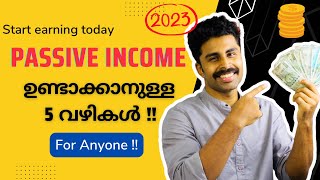 5 PASSIVE INCOME Ideas for Anyone 💯 working   Malayalam  Naisam Puthikadavan [upl. by Stila]