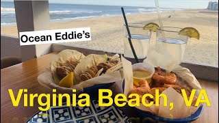 🇺🇸Virginia《Virginia Beach🌊Ocean Eddies Seafood Restaurant🦐🌮》 [upl. by Volney]