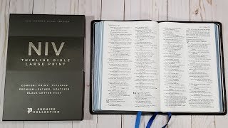 Premier Collection NIV Thinline Large Print Bible Review [upl. by Gifford594]