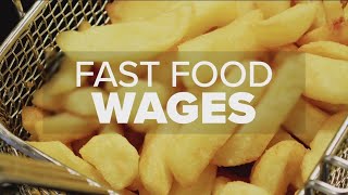 Layoffs inflated prices kick in as California fast food worker minimum wage rises [upl. by Wester]