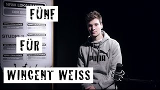 Fünf für Wincent Weiss  das Interview ohne Fragen [upl. by Mandi429]