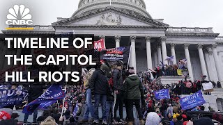 The Capitol Riots An HourByHour Timeline [upl. by Adnohryt514]