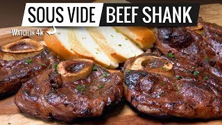 Sous Vide BEEF SHANK Perfection How to cook BEEF Shank [upl. by Akialam]