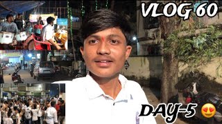 VLOG 60 🤩  ९ दिवस dandiya Show  Navratri utsav day 5  Show on bhandup east  YD VLOGS [upl. by Demmahum]