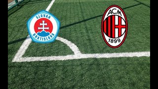 Livepost Slovan BMilan 23 Champions L 2425 5° Gioin collegamento con la live di Barzi [upl. by Aralc307]