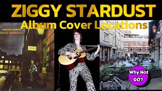 ZIGGY STARDUST Album Cover Locations RARE Photos [upl. by Gervase]