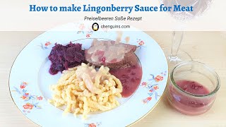 Lingonberry sauce for meat [upl. by Hahnert626]