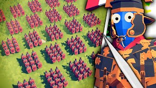 MEGA ROMAN FORMATION TABS Totally Accurate Battle Simulator [upl. by Ailalue]