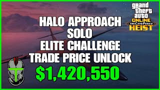 CAYO PERICO Heist Solo HALO Approach Elite Challenge Alkonost TRADE PRICE GTA Online [upl. by Analaf24]