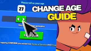 How To Change Age in Brawl Stars  Tutorial [upl. by Gnaig816]