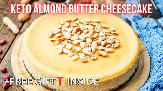 Keto Almond Butter Cheesecake  Easy Keto Recipes [upl. by Romilly]