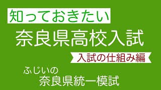 【ふじい模試】知っておきたい入試のこと～入試の仕組み～【奈良県公立高校入試】 [upl. by Danette364]