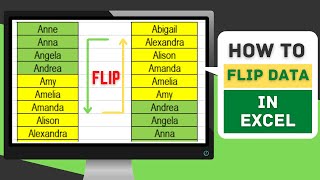 How to Invert Data in Excel  Flip Data in Excel [upl. by Darahs]