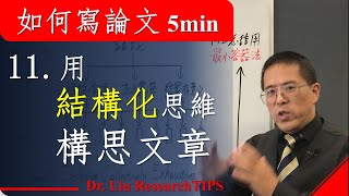 如何写论文5分钟系列讲座11 用结构化思维构思文章 [upl. by Rickard]